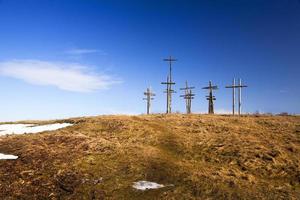 croci sulla collina. bielorussia foto