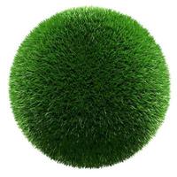 pianeta di erba verde foto