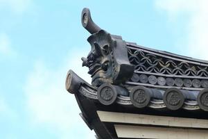 design del tetto del Giappone foto