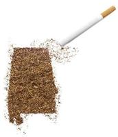 sigaretta e tabacco a forma di alabama (serie)