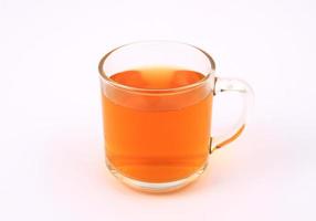 tazza di tè in vetro foto