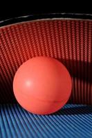palla da ping pong con paddle tennis da tavolo