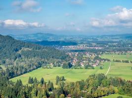 vista panoramica in baviera, germania foto