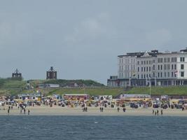 l'isola di Borkum nel mare del nord foto