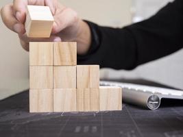 processo di successo di crescita del concetto di business. foto