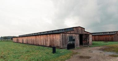 Auschwitz, Polonia, 18 settembre 2021 caserme del campo dove i prigionieri venivano tenuti in quarantena. campo di sterminio di Auschwitz Birkenau. foto