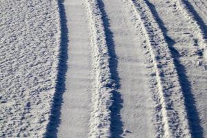 la pista dall'auto foto