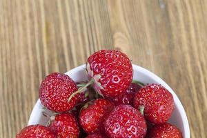 fragola, primo piano foto