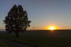 il cielo al tramonto foto