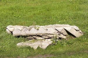 pezzo di lastra di cemento foto