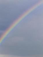 arcobaleno colorato, primo piano foto