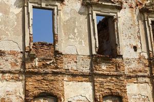 rovine di un muro foto