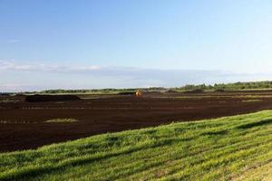 produzione di paesaggio di torba foto