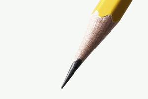 matita isolata on white con tracciato di ritaglio. foto