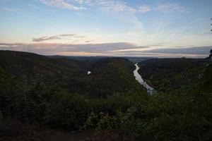 vista dell'anello della saar nel saarland. foto