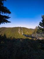 vista del paesaggio dal ponte sospeso di Geierlay foto