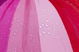 ombrello colorato, primo piano foto