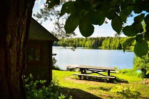 casa al lago in lituania per le vacanze foto