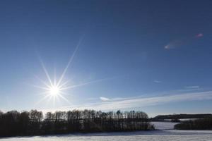 stagione invernale, campo foto