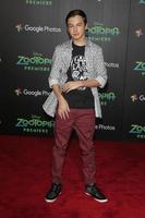 los angeles, 17 febbraio - hayden byerly alla premiere di zootopia al teatro el capitan il 17 febbraio 2016 a los angeles, ca foto