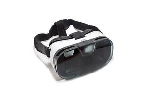 occhiali per realtà virtuale vr ar per telefono cellulare isolati su sfondo bianco foto