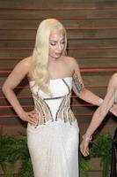 Los Angeles, 2 marzo - lady gaga al party oscar vanity fair 2014 al viale del tramonto il 2 marzo 2014 a west hollywood, ca foto