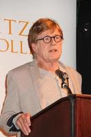 Los Angeles, 12 aprile - Robert Redford al Pitzer College e Robert Redford annunciano la svolta presso la Press Club il 12 aprile 2014 a Los Angeles, California foto