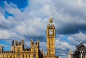 hdr camere del parlamento a londra foto