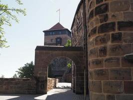 castello di nuernberger burg a norimberga foto