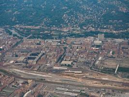 veduta aerea di torino foto