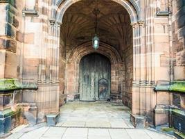 hdr cattedrale di chester a chester foto