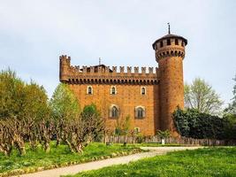 hdr castello medievale di torino foto