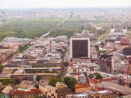 hdr berlino vista aerea foto