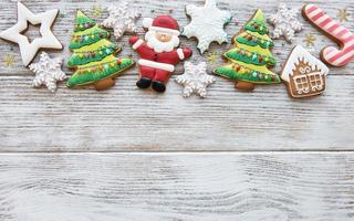 biscotti di panpepato fatti in casa di Natale foto