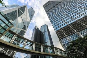 edifici corporativi di Hong Kong foto