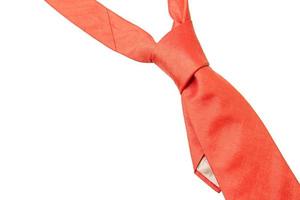 cravatta semplice da lavoro arancione