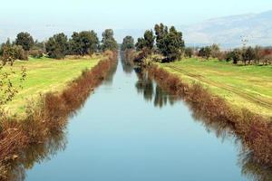 paesaggio rurale nel nord di Israele. foto