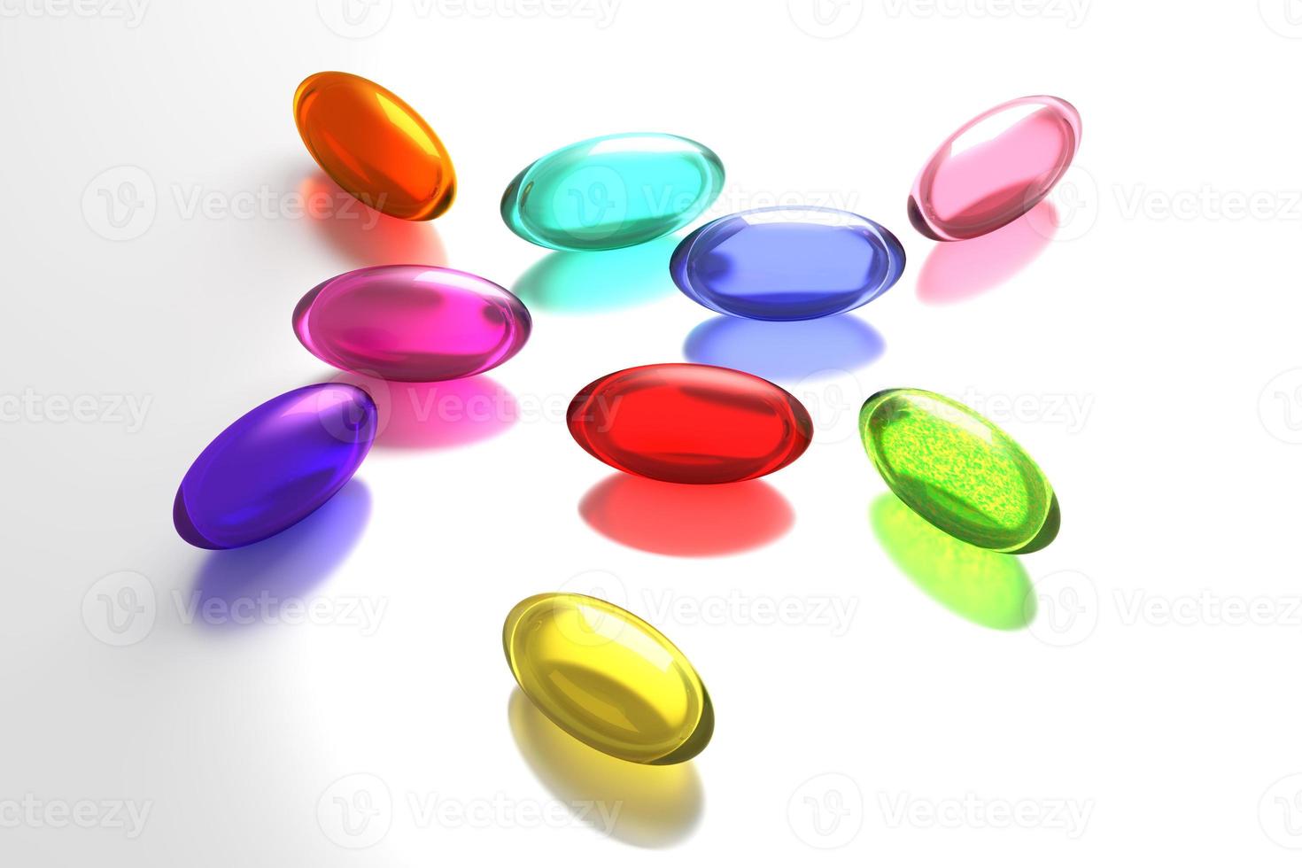 pílulas coloridas foto