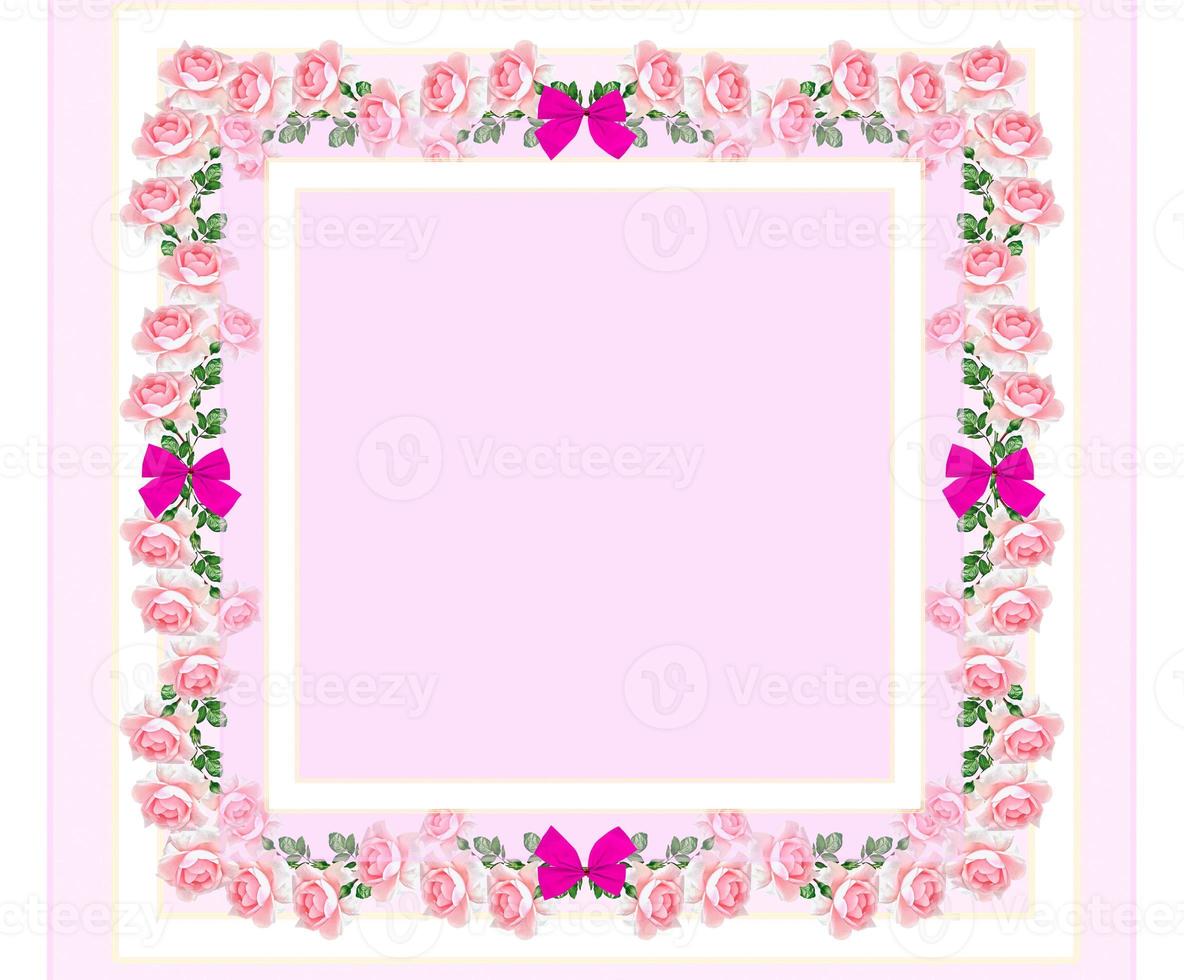 quadro de botões de flores rosas. fundo floral. foto