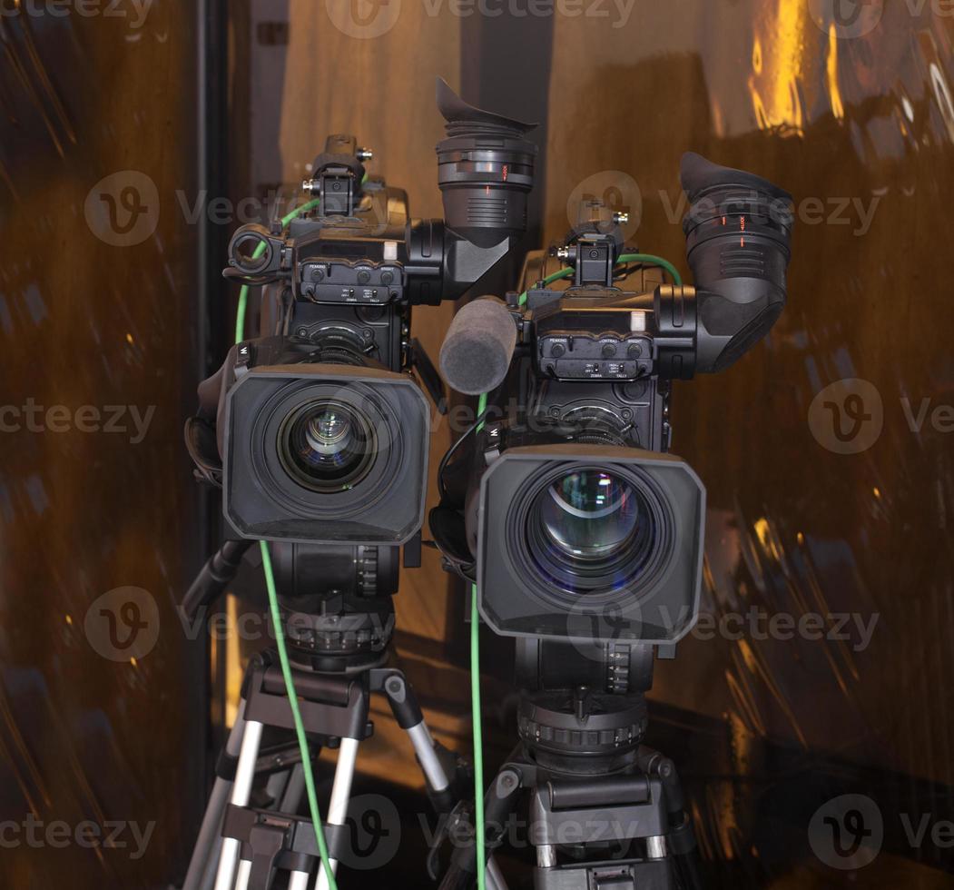 câmera de vídeo digital profissional. foto