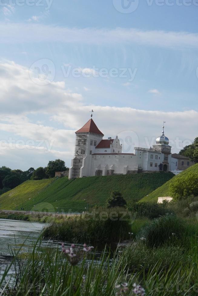 castelo na bielorrússia, grodno. jld cidade, história foto