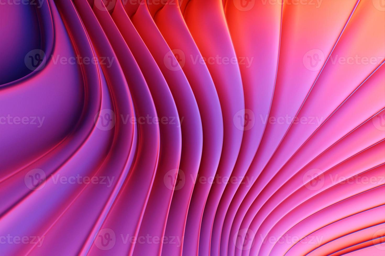 Ilustração 3D de um fundo gradiente abstrato rosa clássico com linhas. imprimir das ondas. textura gráfica moderna. padrão geométrico. foto