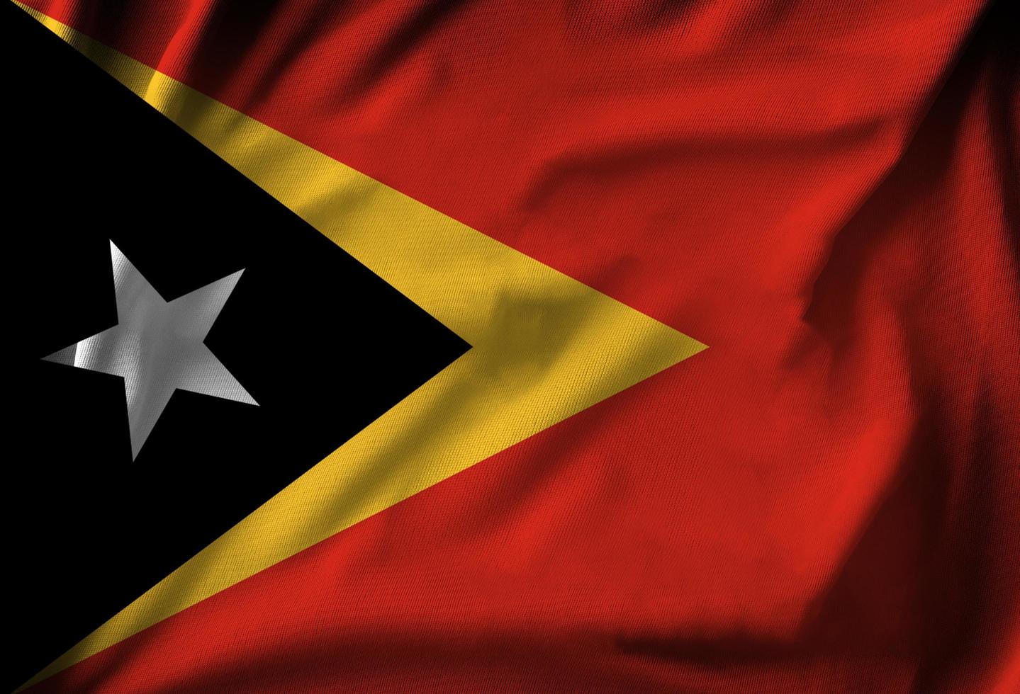 bandeira de timor-leste foto