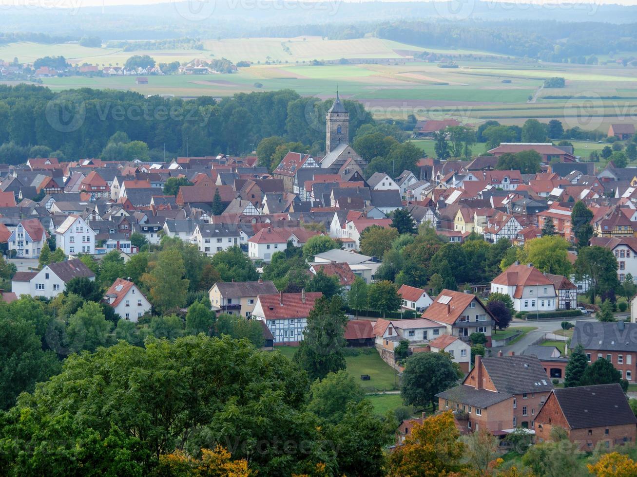 nas montanhas baixas de hessen foto