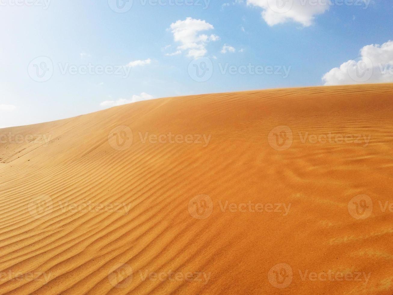 dunas de areia no deserto foto