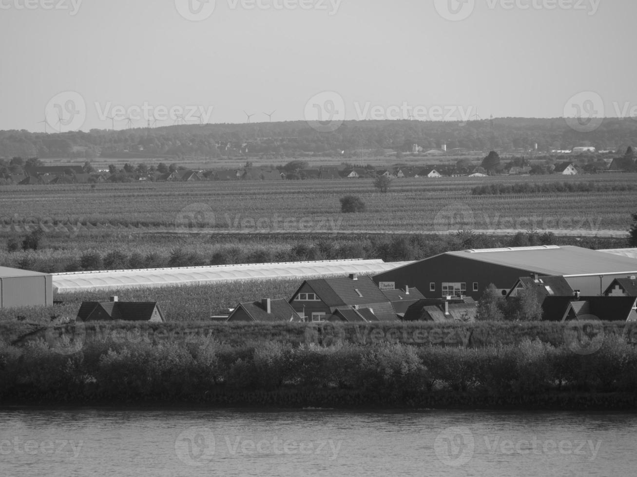 hamburgo no rio elba na alemanha foto