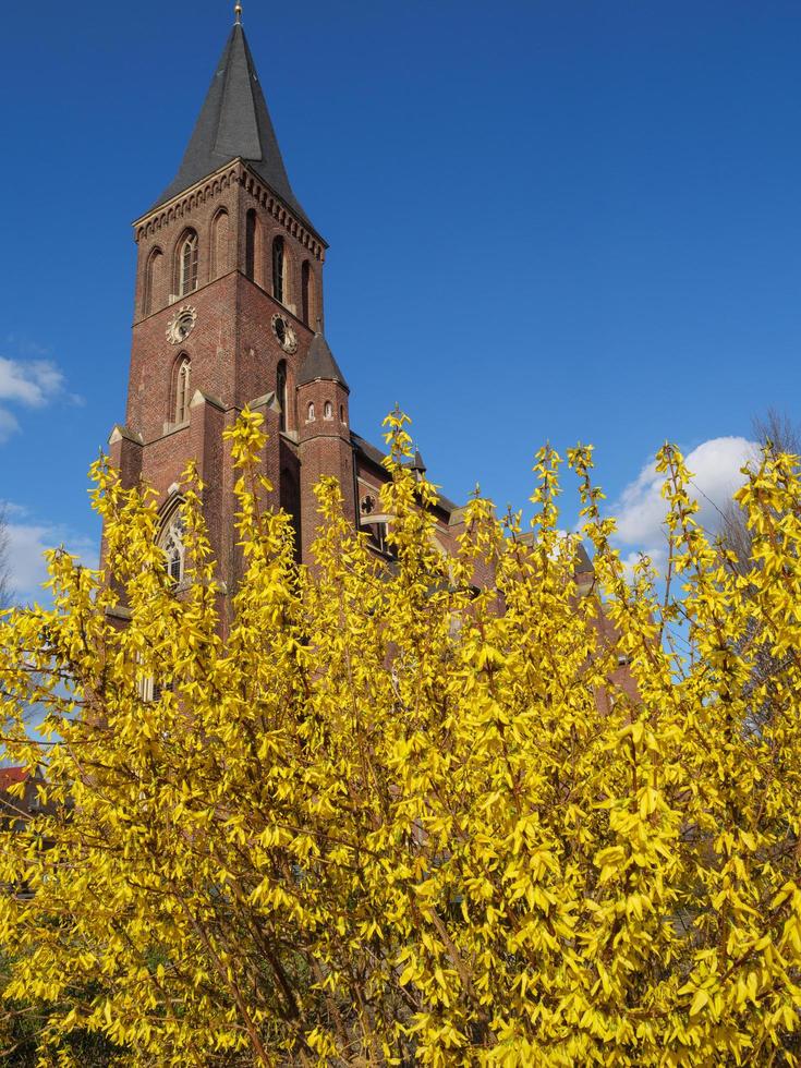 o castelo de velen em westphalia foto