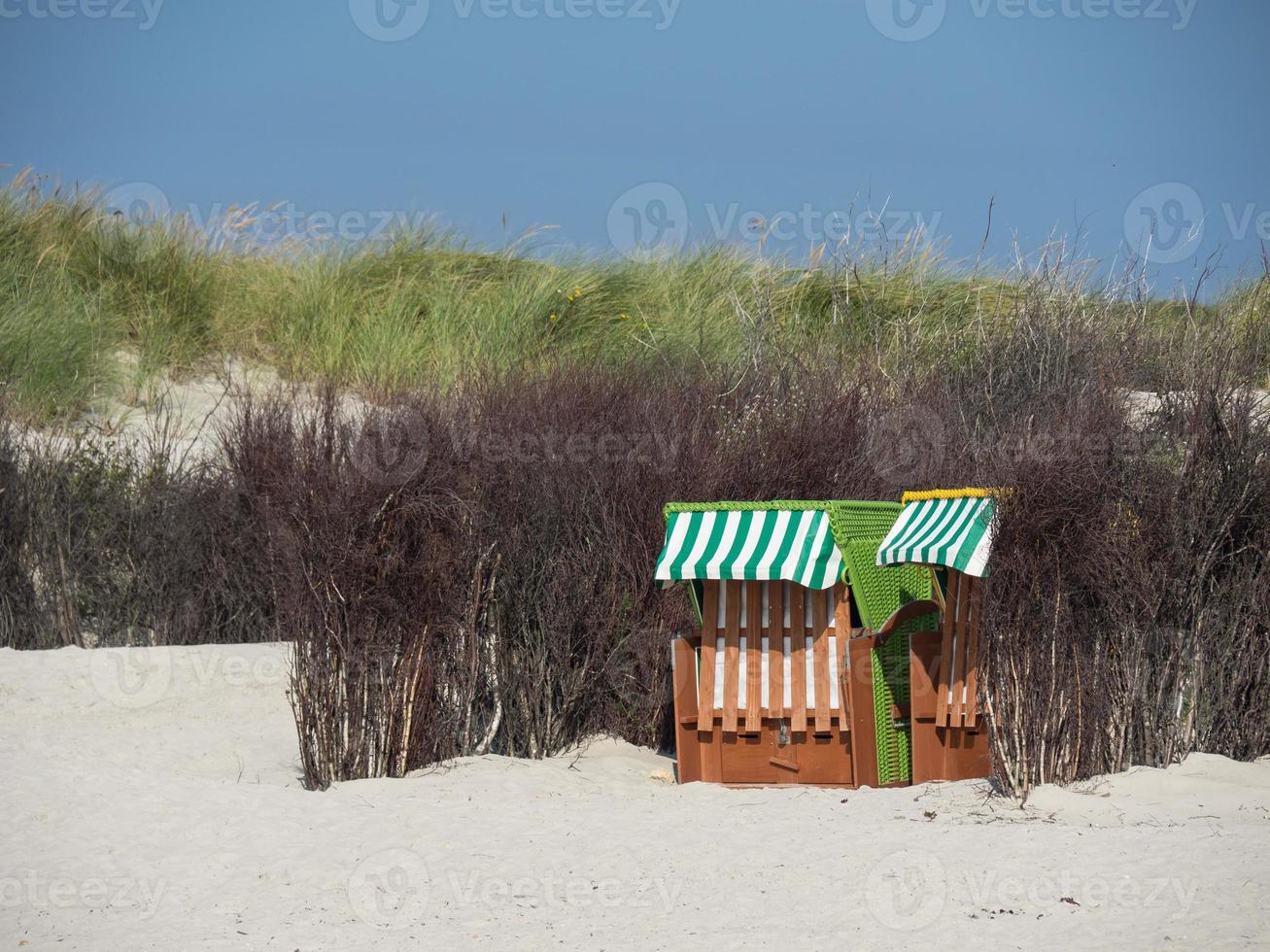 a praia de helgoland foto