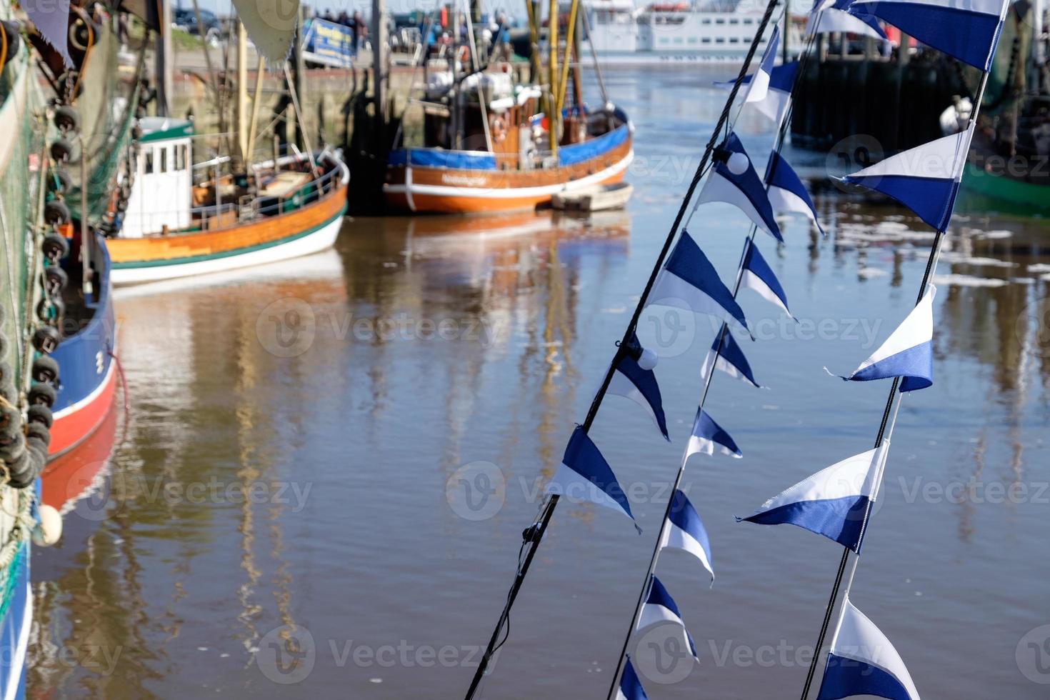 neuhalringersiel no mar do norte foto