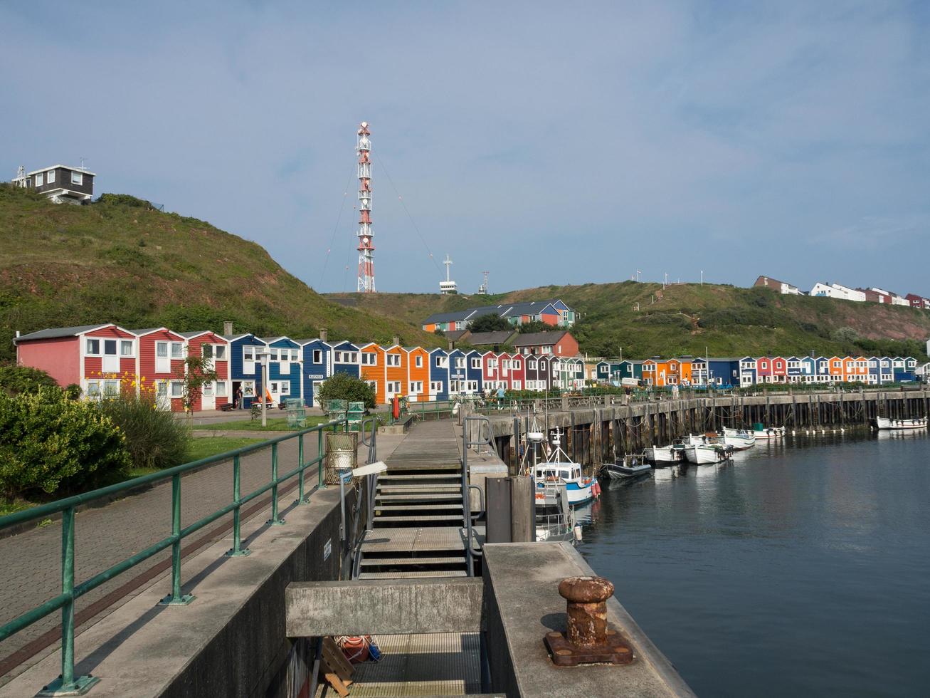 ilha de helgoland no mar do norte foto